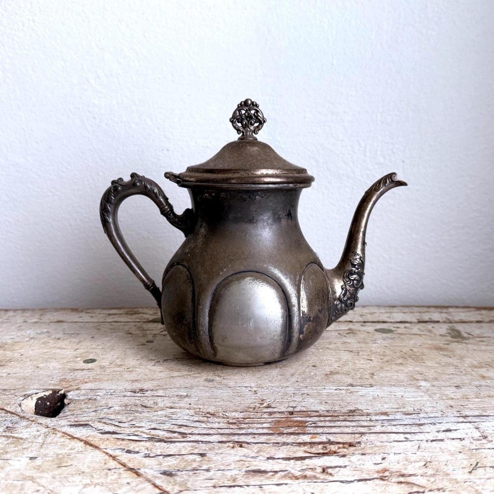 Antique‎ New Amsterdam Silver Co. 624 Silverplate Teapot Early 1900s